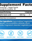 Doctor's Best Alpha-Lipoic Acid 600, Helps Support Glucose Metabolism and Regenerate Antioxidants* Non-GMO, Gluten Free, Vegan, Soy Free, 60 Veggie Caps