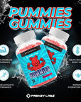 Frenzy Labz Pumptastic Pummies - Intense Pump Gummies - Glycerol Pre-Workout Formula, Increased Vascular Flow, and Muscle Pumps | 120 Gummies