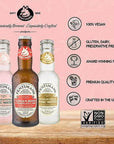 Fentimans Sparkling Variety Pack Pink Grapefruit Tonic Water Ginger Beer  Muddled Lime Tonic Water  Craft Soda Natural Mixers Botanically Brewed  4 of Each 67 Fl Oz Pack of 12