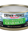 Crown Prince Natural Fancy WhiteLump Crab Meat 6Ounce Cans Pack of 2