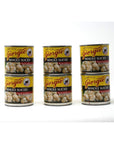 Giorgio Whole Sliced Mushrooms Bundle  6 x 4 Oz Cans of Giorgio Mushrooms Sliced and Whole Bundled with JFS Recipe Card