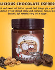 Crazy Go Nuts Walnut Butter Healthy Snacks, Keto, Vegan, Low Carb, Gluten Free, Superfood - Chocolate Espresso, 9 oz (1-PACK) - Natural, Non-GMO, ALA, Omega 3 Fatty Acids, Good Fats, and Antioxidants