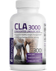 Bronson CLA 3000 Extra High Potency Supports Healthy Weight Management Lean Muscle Mass Non-Stimulating Conjugated Linoleic Acid 300 Softgels