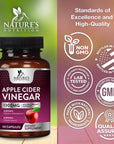 Apple Cider Vinegar Capsules for Detox and Cleanse, Digestion, and Immune Support, - 1300 mg per serving premium ACV Pills - Gluten Free, Keto Friendly, Non-GMO Supplement - 60 Capsules