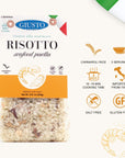 Giusto Sapore Italian Risotto  Seafood  All Natural Gluten Free No Added Salt  Premium Gourmet 34 Serving Size 881 oz  Imported from Italy and Family Owned