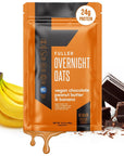 FULLER Overnight Oats  12 Serves in 6 Large Packs of a Premium High Protein Breakfast for Endurance Athlete Triathlete Runner Hiking Ultra Endurance Sports Nutrition  Oats Over Night Shake