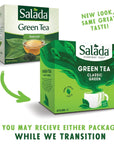 Salada Green Tea Classic Green with 40 Individually Wrapped Tea Bags Per Box Pack of 6 Contains Caffeine Brew Hot Naturally Flavored Rich in Antioxidants Zero Calories