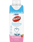 Boost Soothe Clear Nutritional Drink (Strawberry-kiwi, 8 Fl Oz (Pack of 12))