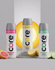 CORE Hydration Immunity Lemon Extract Nutrient Enhanced Water with Vitamin C and Zinc 239 Fl Oz Bottle Pack of 12