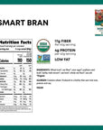 Nature's Path Organic Smart Bran Cereal, 10.6 Ounce, Non-GMO, 17g Fiber, 4g Protein