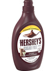 HERSHEYS Zero Sugar Chocolate Syrup Bottles 175 oz 6 Count