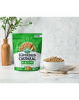 Manitoba Harvest Superseed Instant Oatmeal  10g Protein 4g Fiber  8g Omega 3 and 6 per Serving from Hemp Hearts Whole Grain Rolled Oats  Flax Seed  Apple  Cinnamon Pack of 6 30 Oatmeal Packets Total