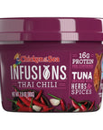 Chicken of the Sea Infusions Tuna Thai Chili 28Ounce Cups Pack of 6