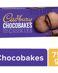 Cadbury Chocobakes Choc Filled CookiesSmooth chocolatey centre 75 G