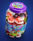 Funtasty Jelly Cups Assorted Fruit Candy 55 Count Jar Vegan Friendly