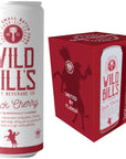 Wild Bills Black Cherry Soda Classic Craft Soda Pop Soft Drinks Sodas Made with Pure Cane Sugar Caffeine Free NO High Fructose Corn Syrup Gluten Free Vegan Low Sodium 12 Oz 4 Pack