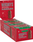 HERSHEY'S Milk Chocolate Santas, Christmas Candy Bars, 1.2 oz (36 Count)