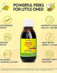 Herbion Naturals Vitality Supplement Syrup for Children, Promotes Growth and Appetite, Relieves Fatigue, Improves Mental and Physical Performance, Boosts Energy, 5 FL Oz - For Kids of 1 Year and Above