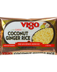 Vigo Authentic Coconut Ginger Rice Imported Jasmine Coconut Ginger 8 Ounce Pack of 12