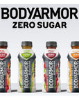 BODYARMOR ZERO Sugar Orange Sugar Free Sports Drink  LowCalorie Hydration  Natural Flavors with Potassium Packed Electrolytes Antioxidants and Bvitamins 16 fl oz pack of 12