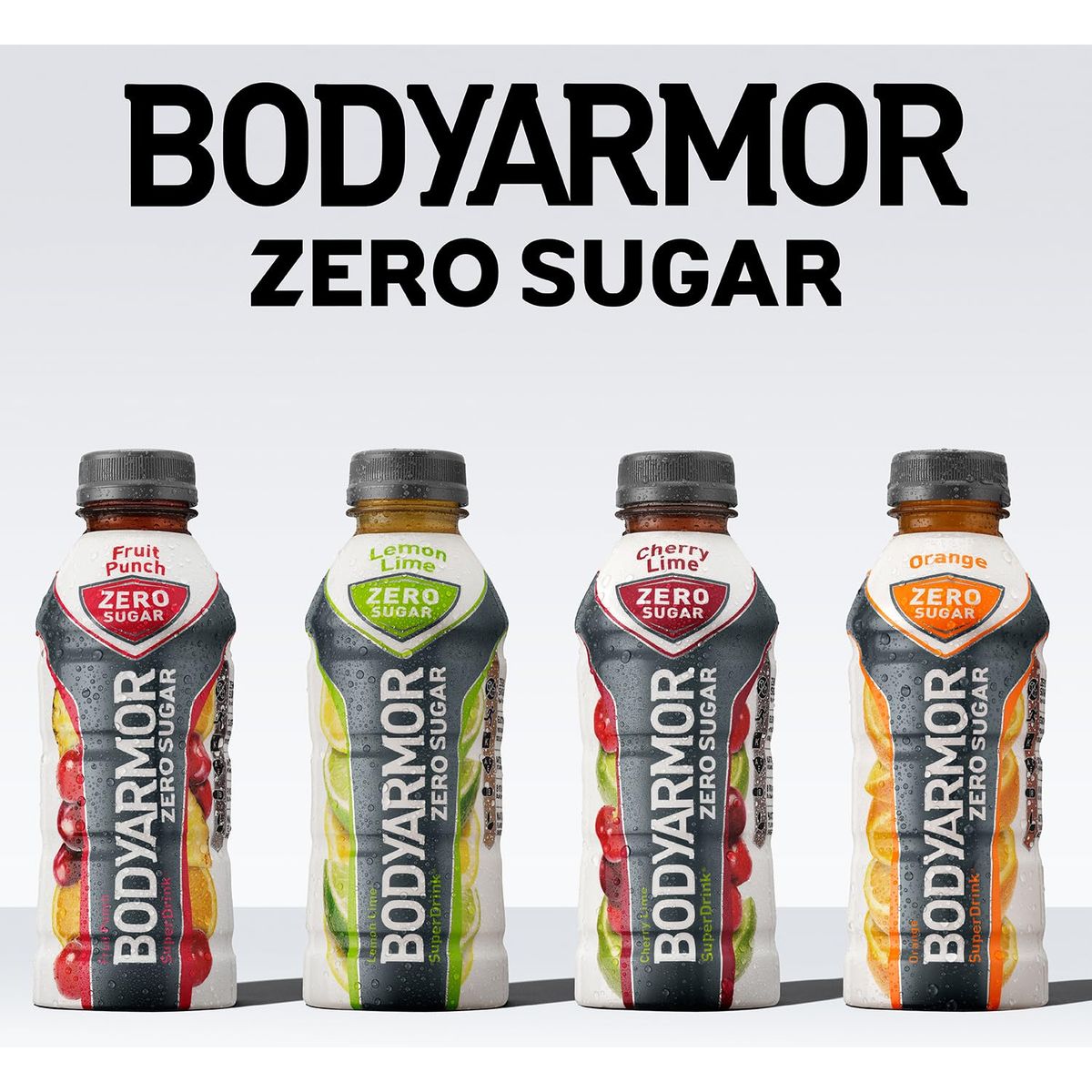 BODYARMOR ZERO Sugar Fruit Punch Sugar Free Sports Drink  LowCalorie Hydration  Natural Flavors with Potassium Packed Electrolytes Antioxidants and Bvitamins 16 fl oz pack of 12