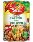 California Garden Fava Beans Lebanese Recipe 450g 4 cans