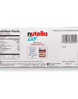 Nutella and Go Snack Packs Chocolate Hazelnut Spread with Breadsticks Perfect Bulk Snacks for Kids Lunch Boxes 18 oz Pack of 4