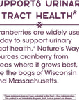 Nature's Way Premium Blend Cranberry, Urinary Tract Health Support* Supplement with Vitamin C, 60 Tablets