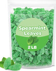 Spearmint Leaves Jelly Candy 2Pound Bag