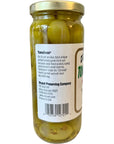 Old South Tomolives Pickled Green Tomatoes 2 Pack 16 oz each bundled with 4 count Laras Gourmet Passion coasters