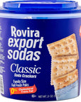 Rovira Export Soda Crackers 21 oz Bucket  A Perfect Snack  Great with Tuna Fish Dip or the Conchita Guava Preserves