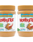 Wowbutter Natural Peanut Free Creamy 4.4lb Jars, 2 Pack