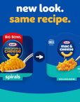 Kraft Spirals Original Macaroni and Cheese Easy Microwavable Big Bowl Dinner 35 oz Bowl