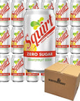 Squirt zero sugar grapefruit soda 12 fl oz 18 cans  total 216 fl oz