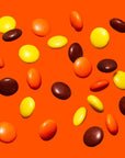 REESES PIECES Peanut Butter in a Crunchy Shell Candy Gluten Free Bulk 99 oz Resealable Bags 8 Count