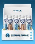 Fairlife High Protein Shake Bottles  Vanilla and Chocolate Variety 8 Pack  Perfect for Fitness Enthusiasts and Weight Watchers  By World Group Packing Solutions