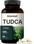 TUDCA 500mg with Black Pepper Extract, 60 Capsules