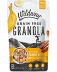 Wildway Keto, Vegan Granola | Banana Nut | Certified Gluten Free, Paleo, Grain Free, Non GMO, Dairy Free, No Artificial Sweetener | 8oz