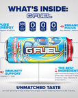 G Fuel Blue Bomber Slushee  Icy Blue Raspberry Slush Energy Drink Inspired by Mega Man 16 oz can 12pack case