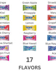 HICHEW Variety Mix Pack of 6 Bags  17 Flavor Assort  Unique Fun Soft  Chewy Taffy Candy  Immensely Juicy Fruit Flavors  Individually Wrapped for Sharing