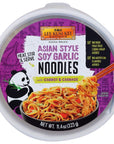 Lee Kum Kee Panda Brand Asian Style Soy Garlic Noodles with Carrot Cabbage 114 Ounces Pack of 6 Zero Artificial Flavors