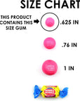 Dubble Bubble Gumball Machine Refill Carton  Bulk Bubblegum Balls  625 Inch Assorted Gumballs for Small Mini Candy Dispenser  20 Ounce