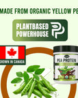 zyy Flavored Organic Hydrolyzed Vegan Pea Protein Powder - All Natural Canada Grown Peas, Easy to Digest, Dairy Free, Gluten Free, Soy Free, Sugar Free, Non-GMO with BCAA - Chocolate Flavor