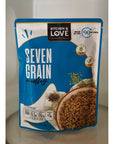 Kitchen  Love Seven Grain Medley Pre Cooked Microwave Ready Pouch Shelf Stable Vegan Vegetarian Gluten Free 8 Oz 6Pack