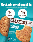 Quest Nutrition Snickerdoodle Protein Cookie High Protein Low Carb Gluten Free 12Count