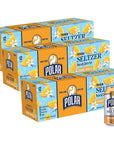 Polar Seltzer Water Orange Vanilla 100 Natural Sparkling Soda Beverage Soft Drink Cans  3 Cases 36 Pack