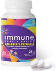 Immune Health Basics Children's Chewable Tablets, Wellmune Clinically Proven Highly Purified Beta Glucan Immunity Supplements for Children, Kids-Approved!