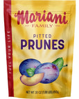 Mariani Pitted Dried Prunes No Sugar Added 30 Ounces Pack of 1  Resealable Bag