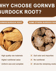 Burdock Root Tea Bags  Digestion  Improving Liver Support Premium Burdock Root with Antioxidants Minerals  Vitamin C Caffeine Free 40 Tea Bags