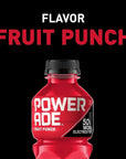 POWERADE Sports Drink Fruit Punch - 20 Ounce (Pack of 24)